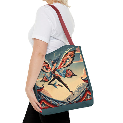 The Dragon Fairy of the Temple Tote Bag – Mythic Grace & Ancient Power