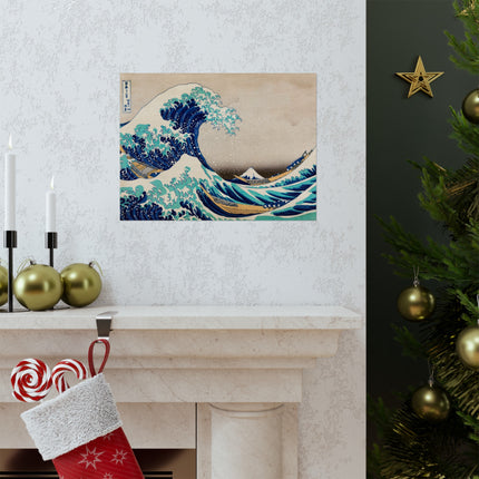 The Great Wave off Kanagawa by Katsushika Hokusai Matte Horizontal Posters