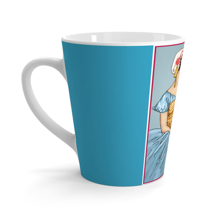 The Enchanting Painter: A Fairy's Artistic Touch Latte Mug