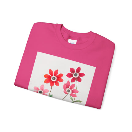Anemoon, Anemone by Anselmus Boëtius de Boodt Heavy Blend™ Crewneck Sweatshirt