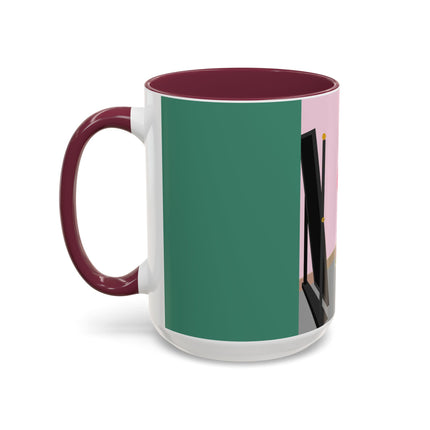 The Yellow Hat Colorful Mugs – 1920s Vogue Whimsy & Playful Elegance