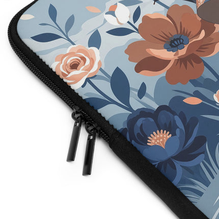 ☂️🧳 The Lady Of The Traveling Garden Laptop Sleeve – Art Deco Floral Adventure