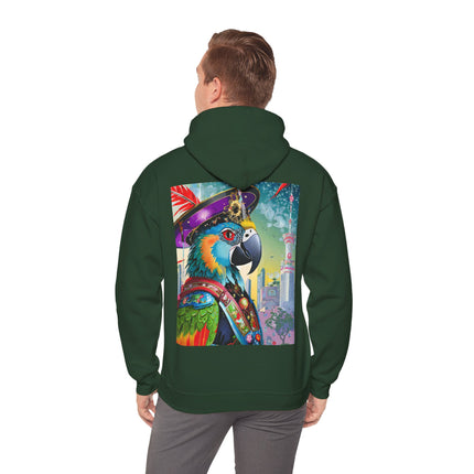 The Parrot Aristocrat – Heavy Blend™ Hooded Sweatshirt