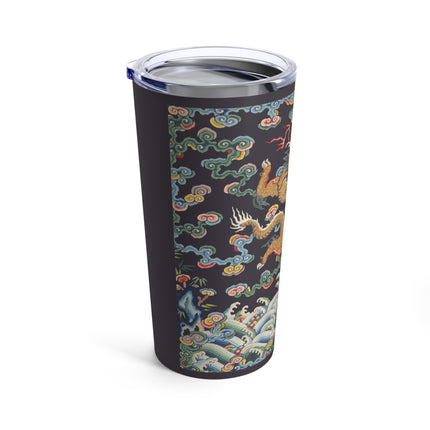 Rank Badge with Dragon with Deer Hooves Tumbler 20oz