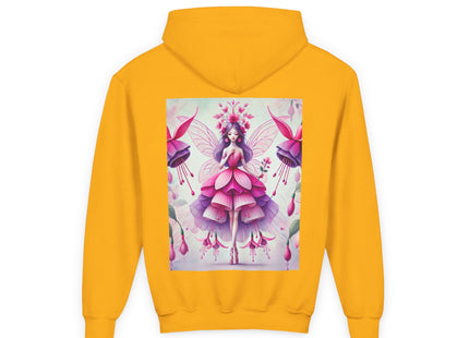 Fuchsia Fairy Youth Heavy Blend Hooded Sweatshirt