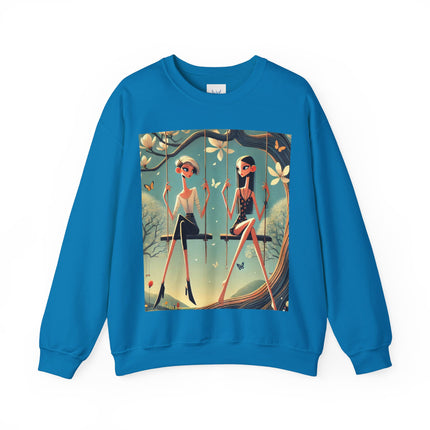 Whispers on the Spring Swing Heavy Blend™ Crewneck Sweatshirt