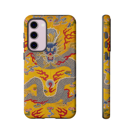 Majestic Dragon Regalia – Imperial 12-Symbol Robe Phone Cases