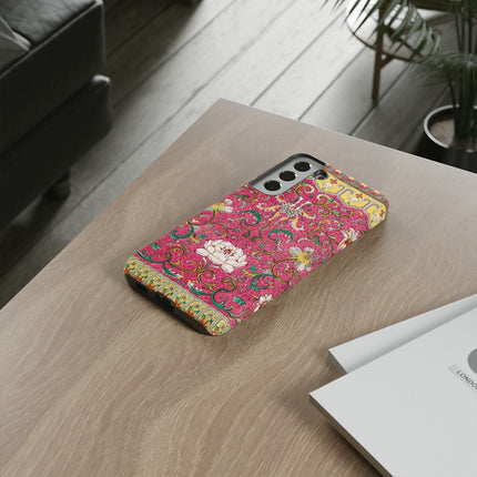 Pink Floral Pattern by Owen Jones Phone Cases
