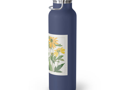 Clerodendrum & Rudbeckia by Tanigami Kônan Copper Vacuum Insulated Bottle, 22oz