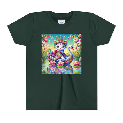 Geisha Kitten’s River Voyage Youth Short Sleeve Tee