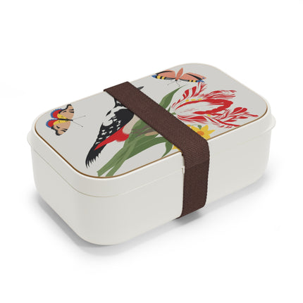 Woodpecker & Tulip Bento Lunch Box – Vibrant Energy & Cheerful Charm