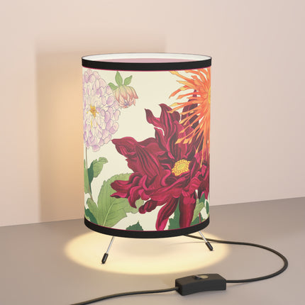 Dahlia Flower by Tanigami Kônan Tripod Lamp