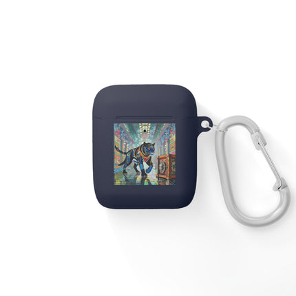 Cyber Panther's Hunt AirPods Case Cover