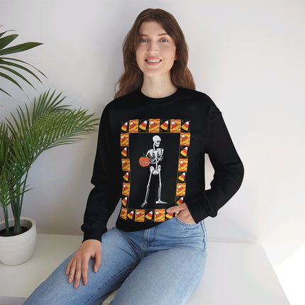Candy Corn Skeleton Unisex Heavy Blend™ Crewneck Sweatshirt