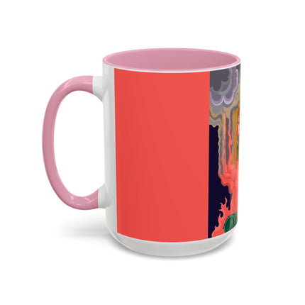 The Firebird's Awakening Colorful Mug (11oz, 15oz) – Ballet Fantasy, Mythic Fire & Art Deco Drama