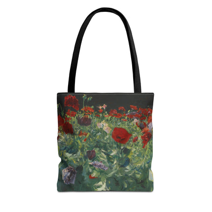 Poppies (A Study of Poppies for Carnation, Lily, Lily, Rose) by John Singer Sargent Tote Bag (AOP)
