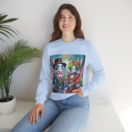 Cyber Punk Warrior Robots Unisex Heavy Blend™ Crewneck Sweatshirt