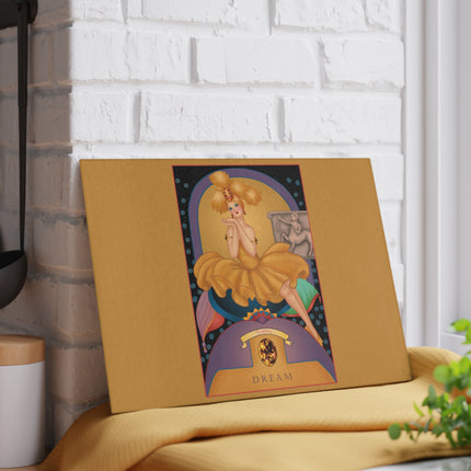 November & Topaz Zodiac Glass Cutting Board