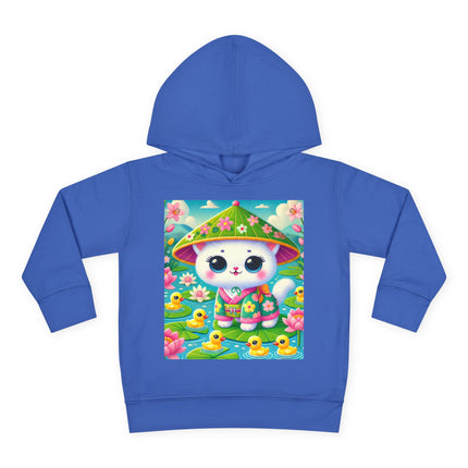 Lily Pond Stroll Toddler Pullover Fleece Hoodie