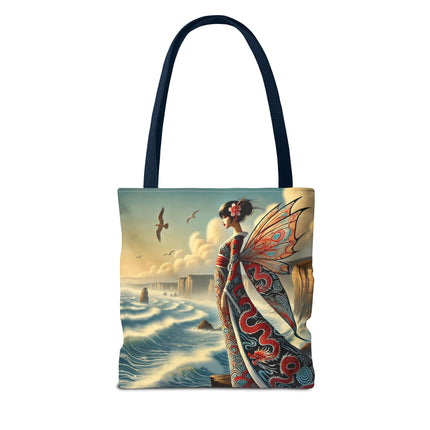 The Coastal Fairy Tote Bag – Serene Grace & Oceanic Magic
