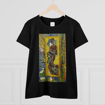 Courtesan (after Eisen) by Vincent van Gogh Women's Midweight Cotton Tee