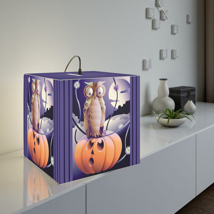 The Startled Pumpkin Light Cube Lamp