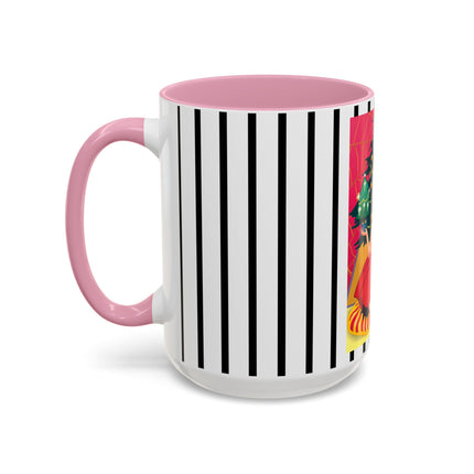 Art Deco Christmas Enchantment Colorful Mugs (11oz, 15oz)