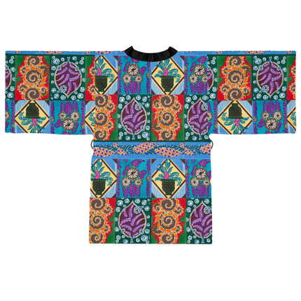 Floral Design by Emile-Alain Séguy Long Sleeve Kimono Robe (AOP)