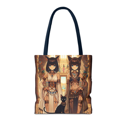 The Egyptian Priestess Cats Tote Bag – Temple Guardians & Ancient Grace
