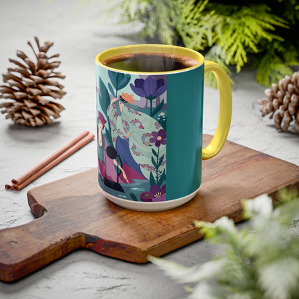 The Ladies Of The Secret Masquerade Colorful Mugs – Art Deco Floral Mystery