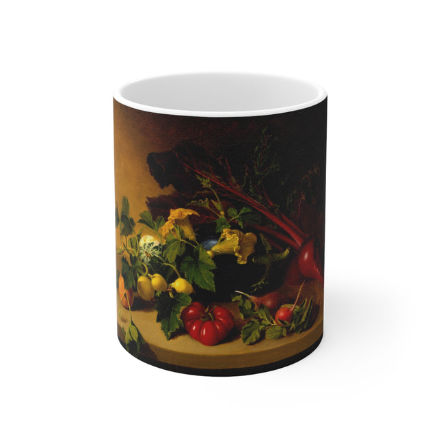 Still Life with Vegetables by James Peale Ceramic Mug 11oz