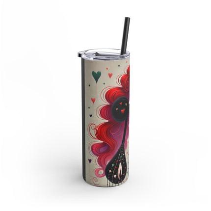 To My Valentine Skinny Matte Tumbler, 20oz