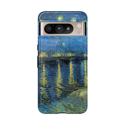 Starry Night Over the Rhone by Vincent Van Gogh Phone Cases