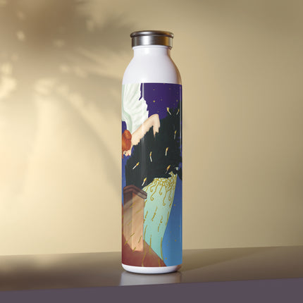 The Christmas Angel Slim Water Bottle