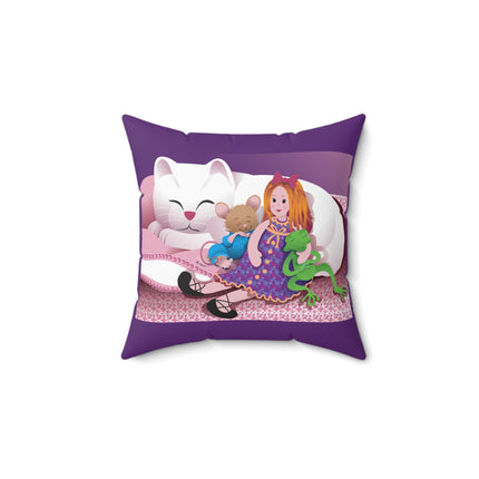 Joy of Friendship Spun Polyester Square Pillow