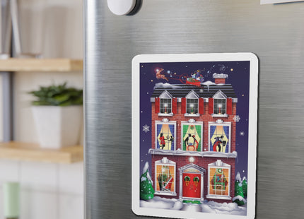 A Christmas Eve Celebration Die-Cut Magnets (5 Sizes)