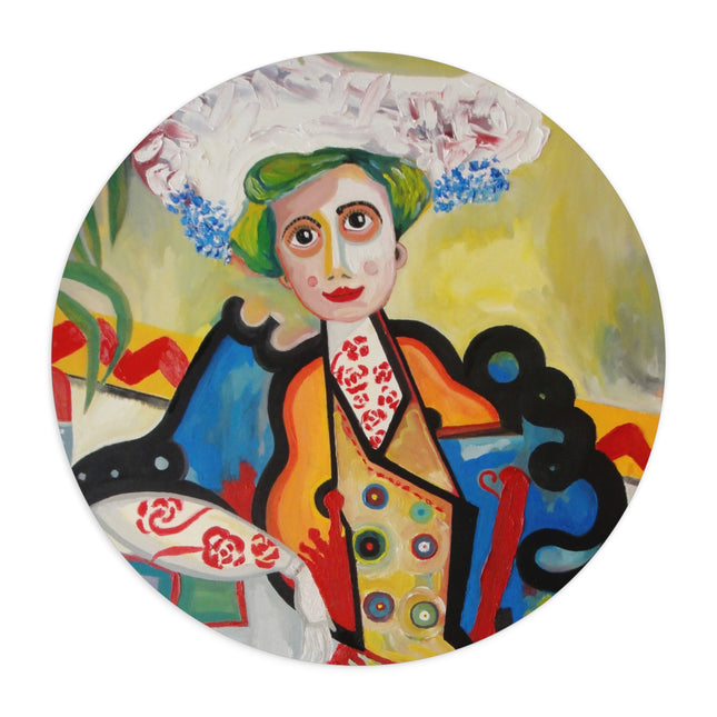 A Mulher by Amadeo de Souza-Carosa Mouse Pad, Round and Rectangle