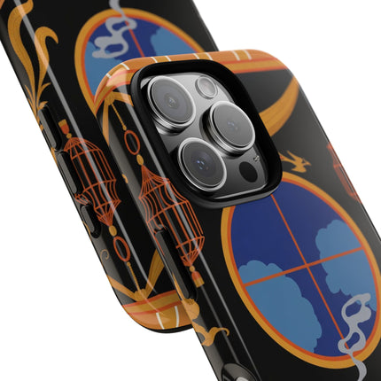 Art Deco Lounge Phone Case – Opulent Smoke & Timeless Glamour