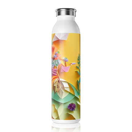 Origami Bicycle Slim Water Bottle