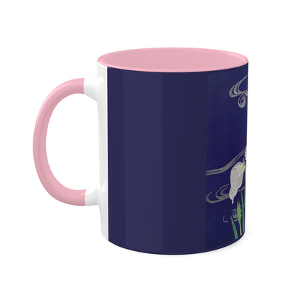 Irises by Kogyo Tsukioka Colorful Mugs, 11oz