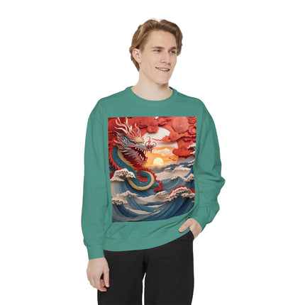 Stormbound Dragon Garment-Dyed Sweatshirt