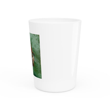 Crab on its Back by Vincent Van Gogh Ceramic Shot Glass