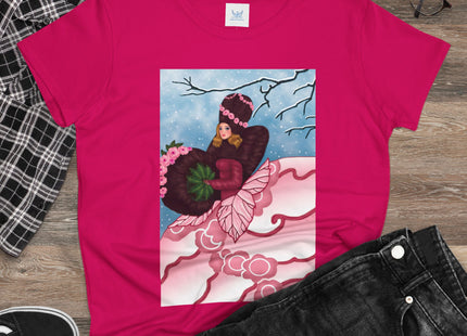 Winter Rose Empress Women's Midweight Cotton Tee