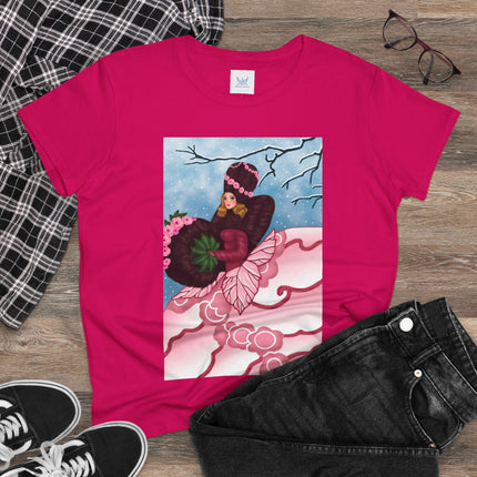 Winter Rose Empress Women's Midweight Cotton Tee