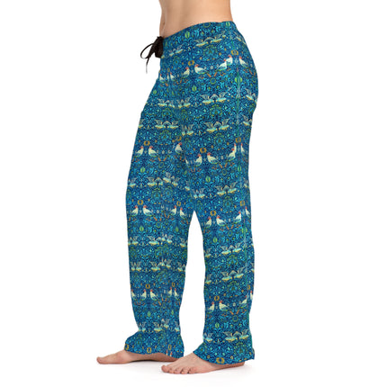 Birds by William Morris Women's Pajama Pants (AOP)