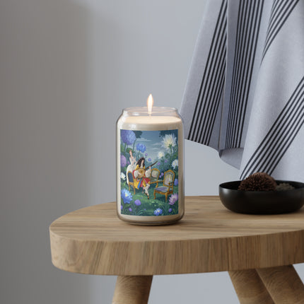 🎶🌸 The Garden Serenade Scented Soy Candle – Art Deco Floral Romance