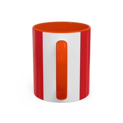 ❤️ The Lady Of The Crimson Scarf Colorful Mug – Art Deco Christmas Elegance
