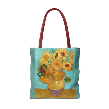 Vase with Twelve Sunflowers by Vincent Van Gogh Tote Bag (AOP)