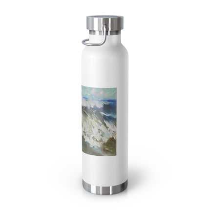 The Wave by Karl Hagemeister Copper Vacuum Insulated Bottle, 22oz
