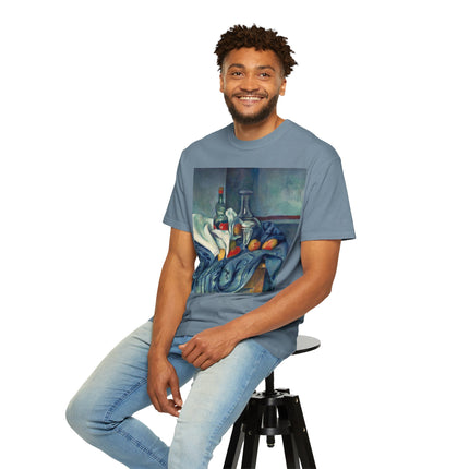The Peppermint Bottle by Paul Cézanne Unisex Garment-Dyed T-shirt